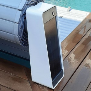 Volet hors-sol automatique à énergie solaire pour piscine Bellasun