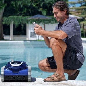 Robot piscine sans fil programmable par smartphone CF400CL