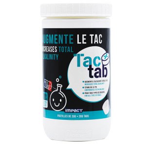 Correcteur d'alcalinité en pastilles TAC + Tab