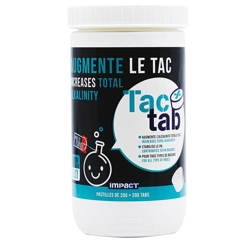 Correcteur d'alcalinité en pastilles TAC + Tab