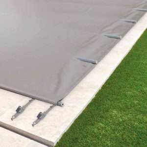 Couverture de sécurité à barres 4 saisons pour piscine Norwind
