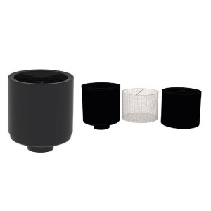 Skimmer flottant Aquaforte 280mm avec panier inox