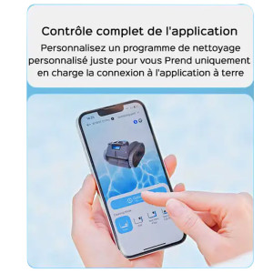 Robot piscine sans fil Wybot C1 pro  contrôle total par application smartphone Androïd/IOS