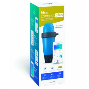 Emballage analyseur d'eau Blue connect + avec sonde 4 en 1 Sel, pH, Chlore et Brome