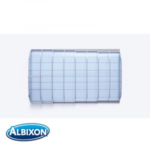 Abri de piscine télescopique en kit Dallas B silver elox