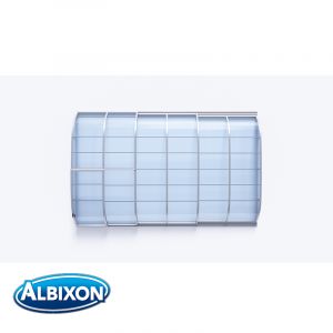 Abri de piscine télescopique en kit Dallas clear A silver elox