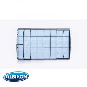 Abri de piscine télescopique en kit Dallas clear B gris anthracite