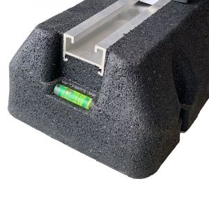 Support anti-vibratoire pour pompe à chaleur piscine Rubber feet