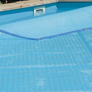 finition bordée bâche à bulles piscine sur mesure 500 microns Sol+Guard Geobubble