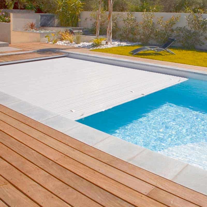 Couverture Enrouleur Bâche Piscine en Tissu Imperméable,Couverture de  Protection Piscine Extérieur,Couverture pour Bâche Solaire,Bâche de Piscine