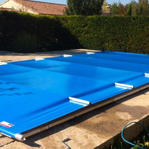 Housse de protection pour piscine rectangulaire