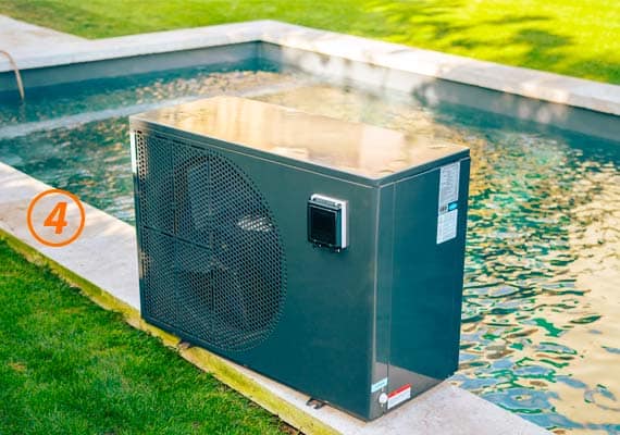 Pompe à chaleur piscine DERCYA R32 full inverter wifi