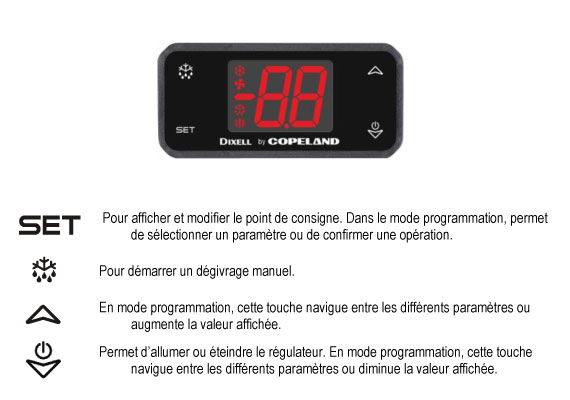 panneau digital coffret mise hors-gel piscine