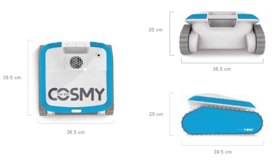 Robot piscine Cosmy 250 BWT avec chariot