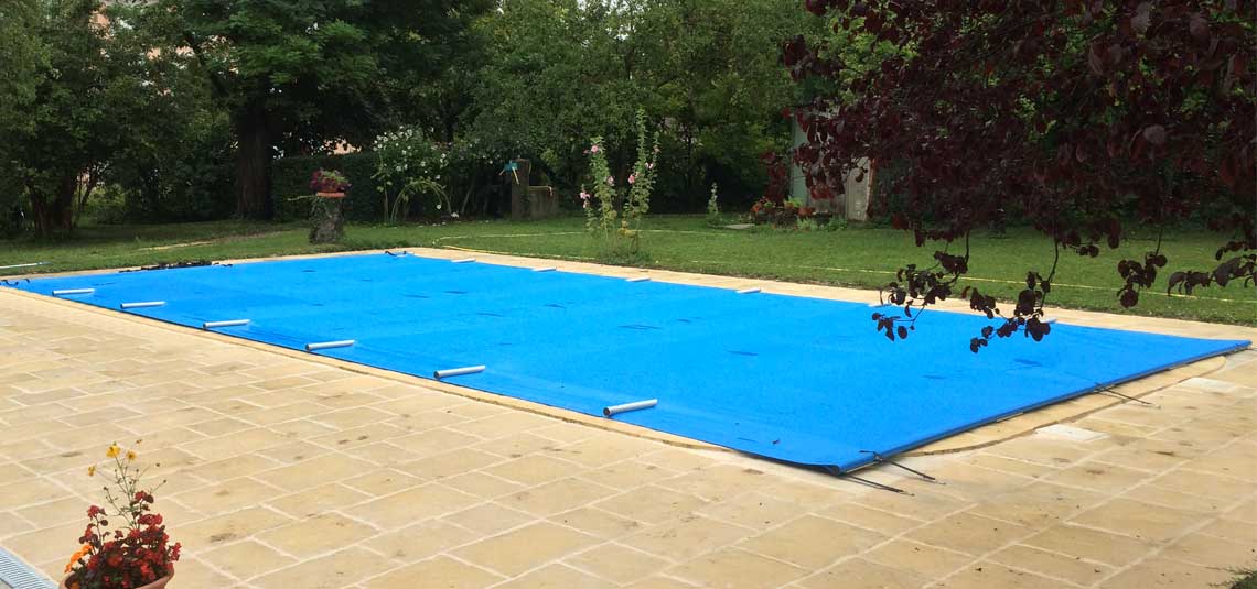 Couverture de sécurité à barres pour piscine Evo