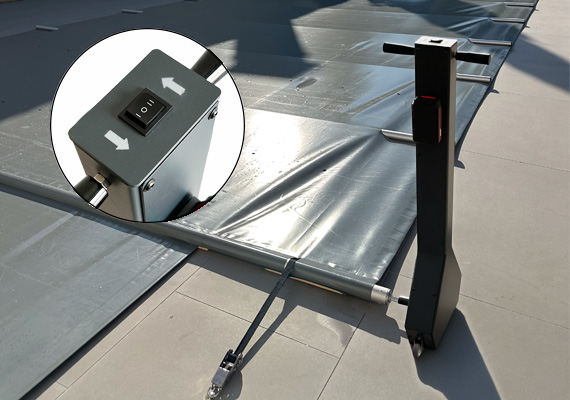 enrouleur bâche à barres Rolling Up