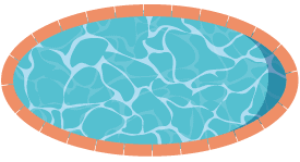 piscine forme ovale