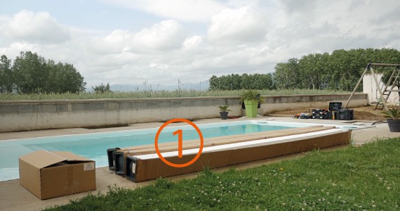 Emballage volet piscine hors sol Pool Classic APF