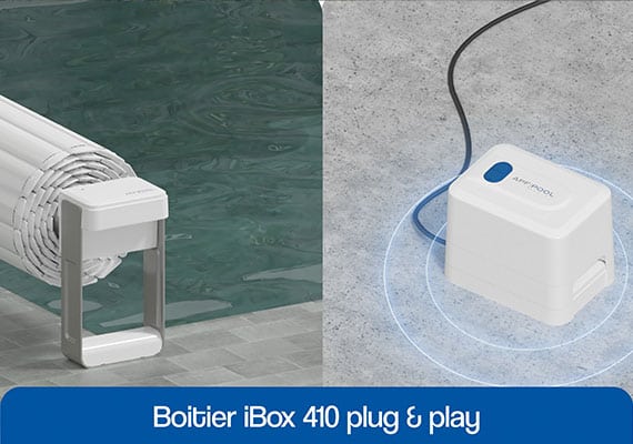 Batterie plug&play IBOX 410 volet piscine Pool Swift
