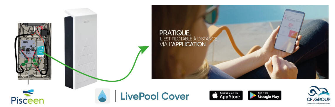 ouvrez et fermez votre volet piscine avec votre smartphone