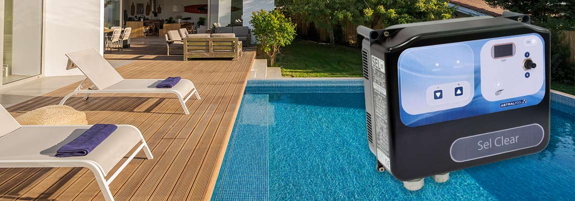 Electrolyse au sel pour piscine Astral Sel Clear