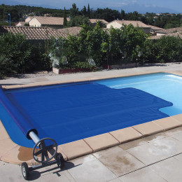 Bâche à bulles piscine sur mesure 400 microns bulles rondes