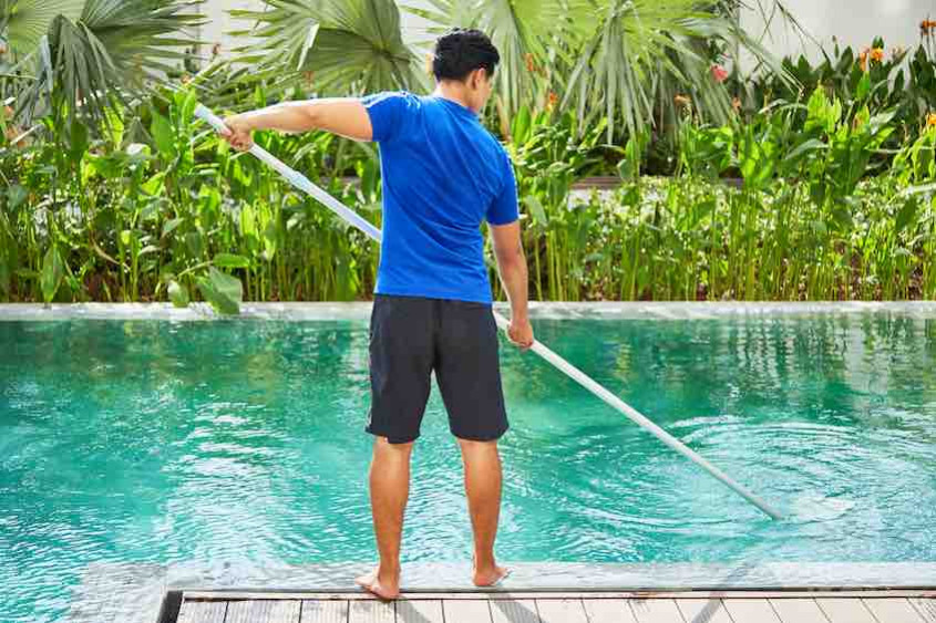 Epuisette de surface piscine - Entretien et traitement piscine