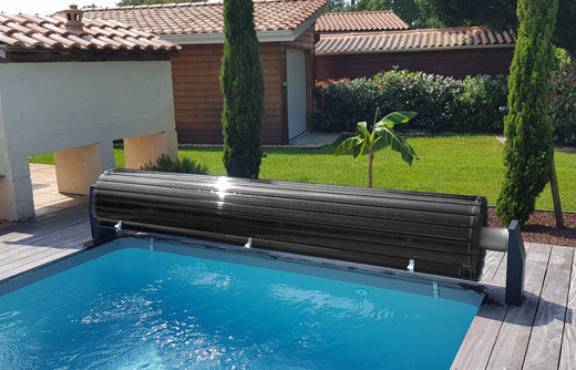 Volet hors-sol automatique pour piscine Silver Roll